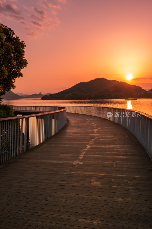 浙江省杭州市临安区青山湖景色