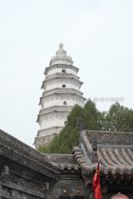 山西太谷无边寺白塔