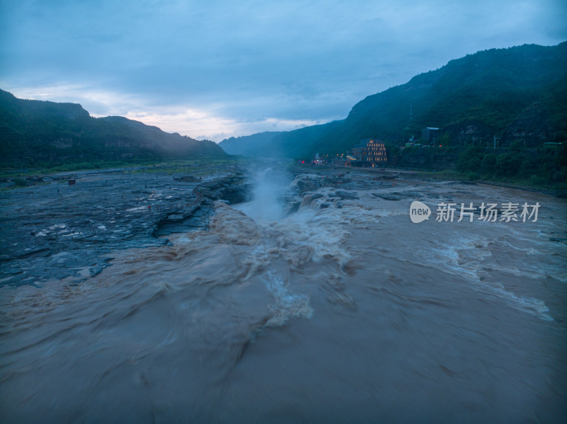 黄河河流奔腾