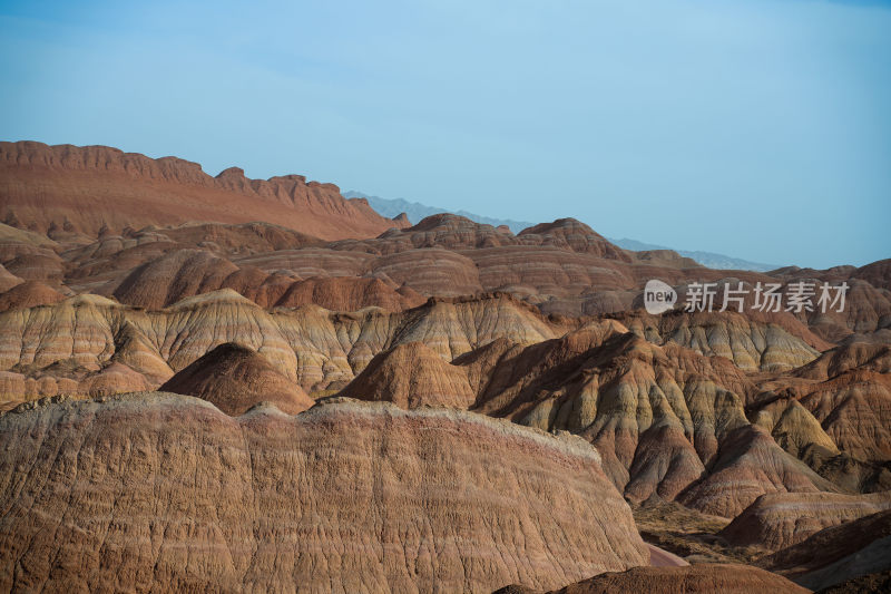 甘肃张掖七彩丹霞风景