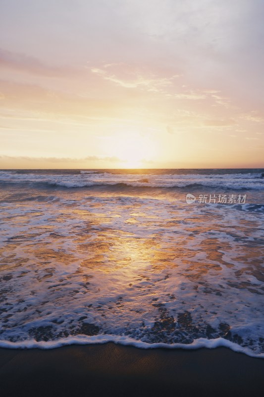 海滩沙滩海岸线