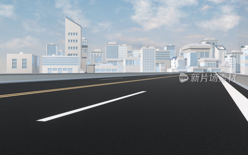 城市与道路 3D渲染