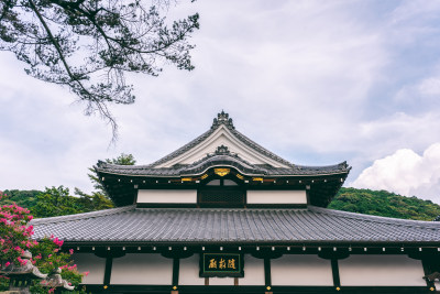 日本京都著名旅游景点音羽山清水寺风光