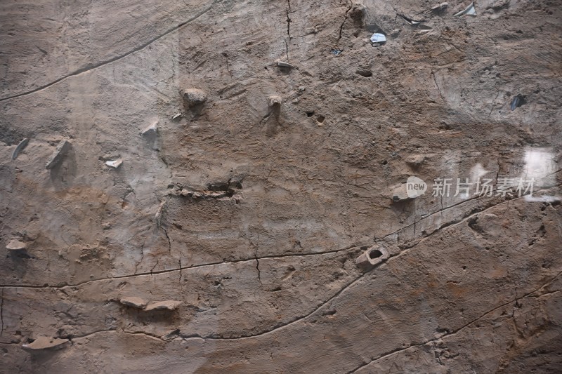 粗糙开裂的墙面纹理