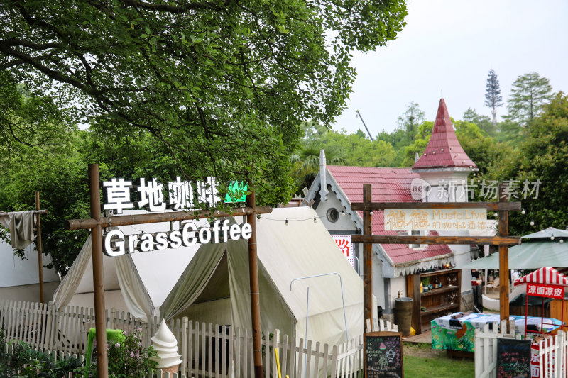 武汉东湖听涛风景区东湖咖啡小镇