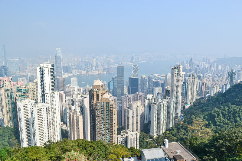 香港太平山全景