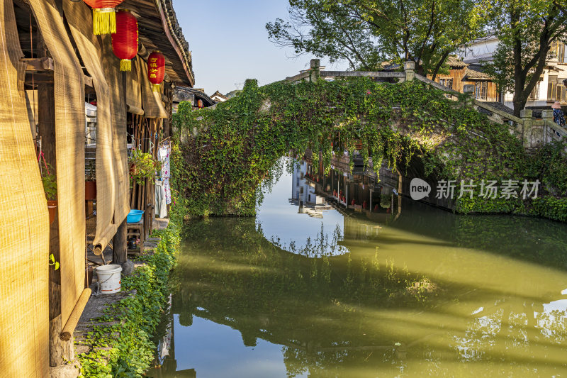 绍兴安昌古镇江南水乡风景