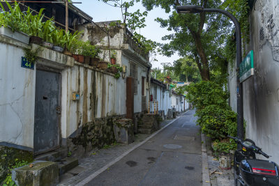 杭州吴山白马庙巷人文街道