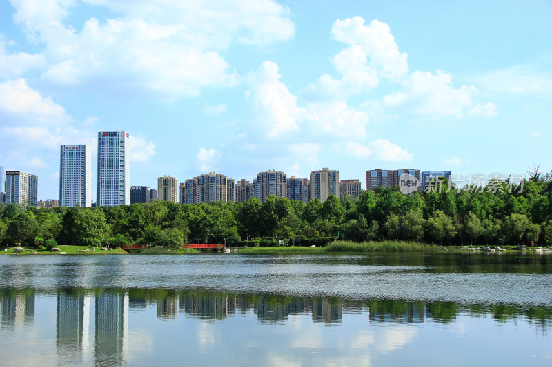 成都市高新区生态环境建筑风光