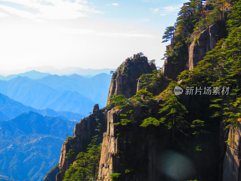 中国安徽黄山旅游风光