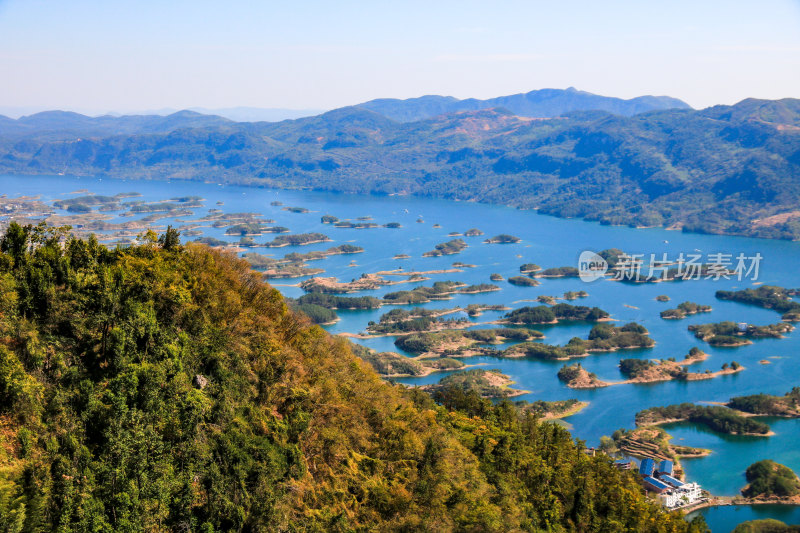 湖北黄石仙岛湖生态旅游景区，天空之城景区