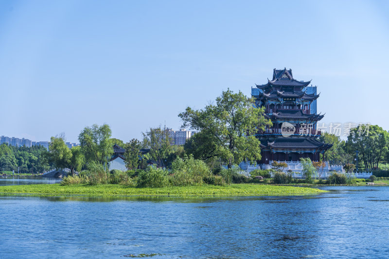 武汉武昌区紫阳公园风景