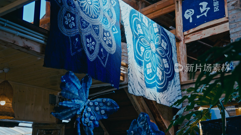 云南大理扎染非遗文化