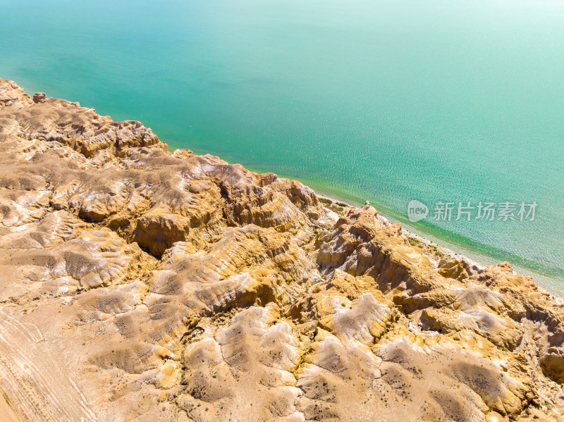 中国新疆海上魔鬼城航拍