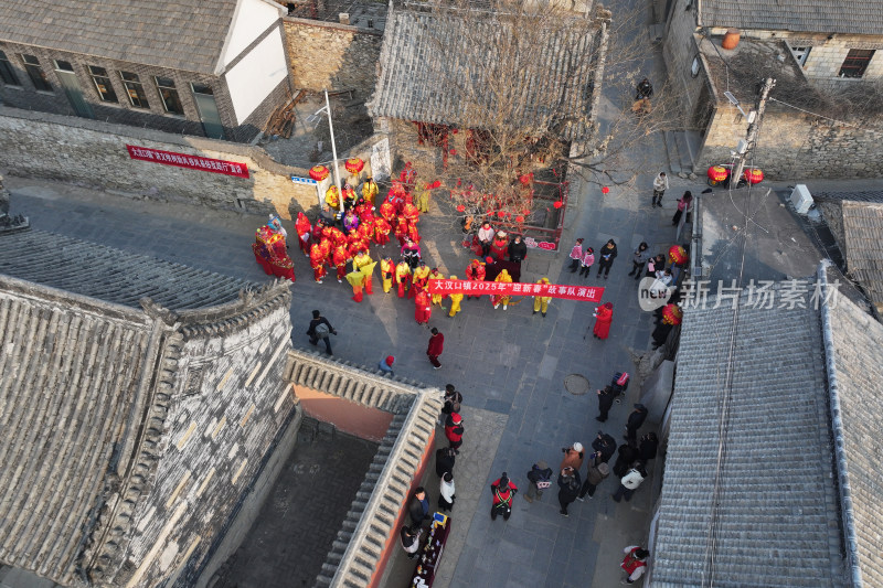 蛇年起舞，泰安明石桥大汶河畔迎新春