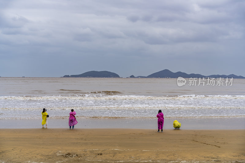 浙江普陀山千步沙风景