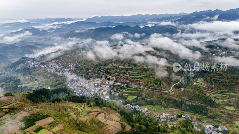 重庆酉阳：青山雾漫别样美