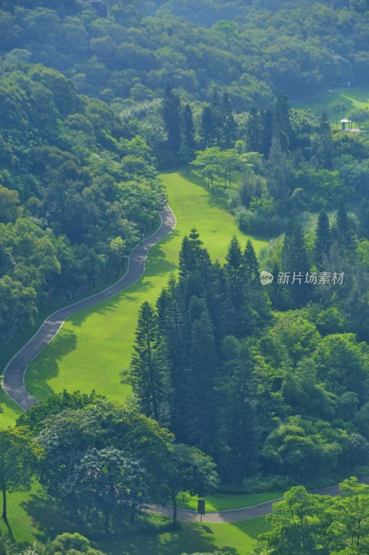 厦门健康步道俯瞰山海风光