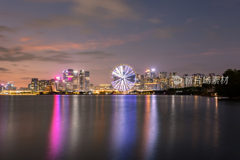 深圳欢乐港湾摩天轮夜景