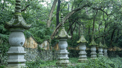 天台山千年古刹国清寺风景