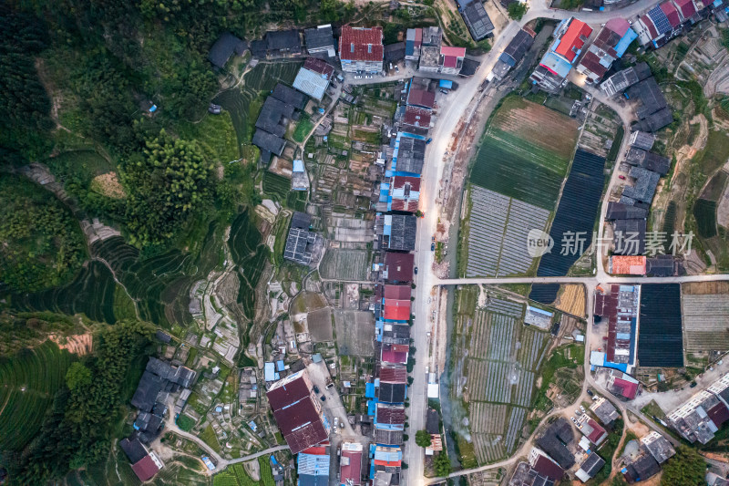 航拍福建乡村风景