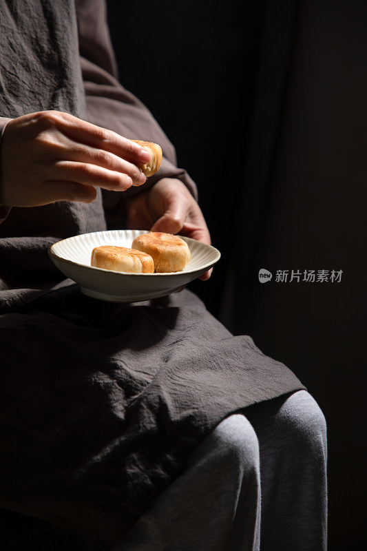 古早糕点绿豆饼