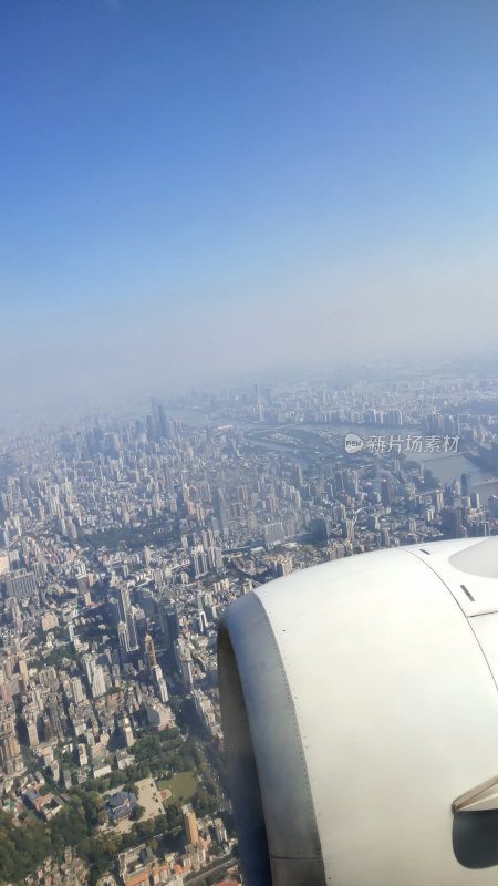 飞机窗外风景