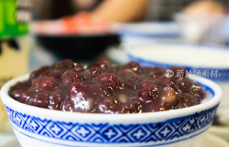 顺德大良红豆双皮奶美食特写