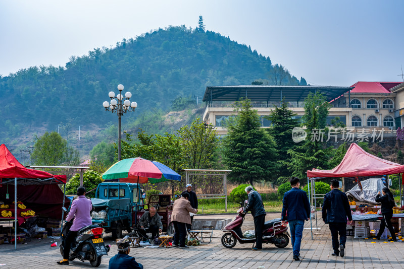 河北石家庄平山西柏坡景区景观