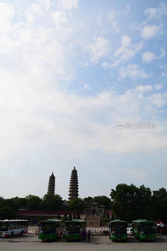 山西太原永祚寺双塔寺