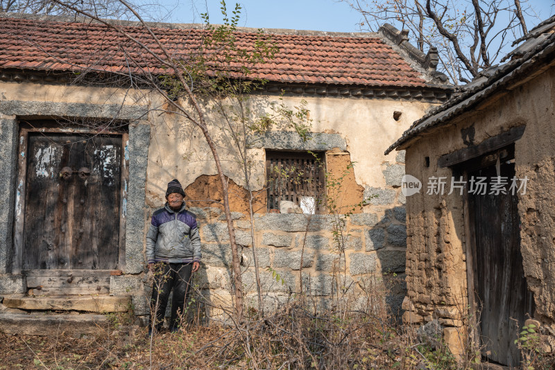 乡村老房子土房建筑