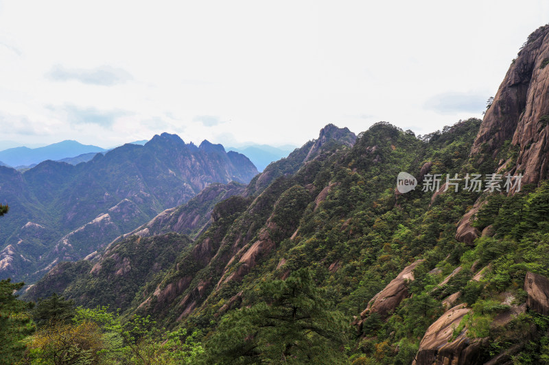 黄山登高自然风光