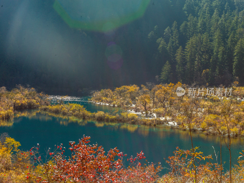 九寨沟秋景