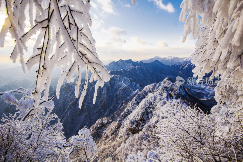 长城雪景