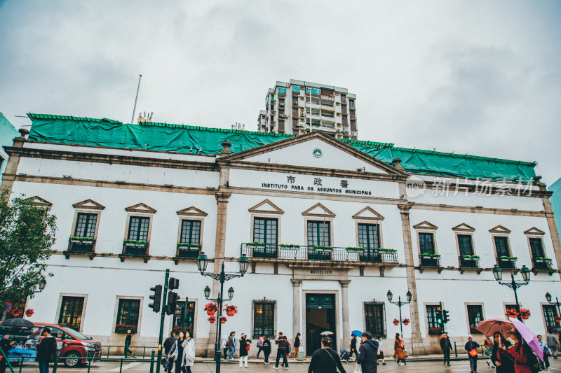 澳门半岛老城区城市风光