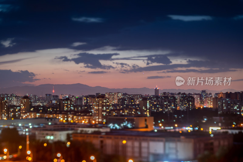 北京国贸CBD夜景