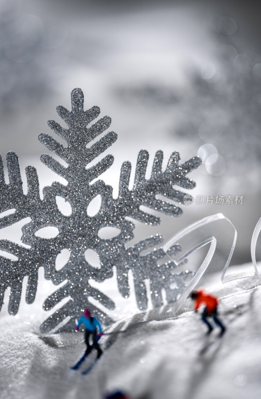 微观滑雪运动