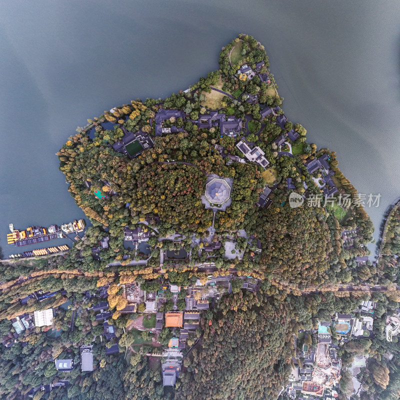 杭州西湖雷峰塔景区