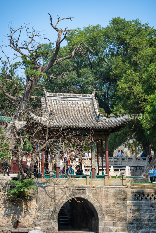 山西晋祠古建筑