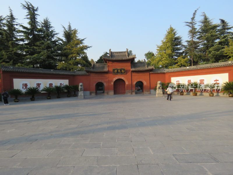 河南洛阳白马寺旅游风光