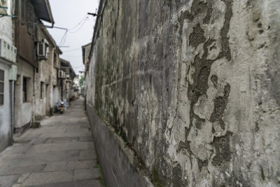 绍兴仓桥直街江南水乡风景