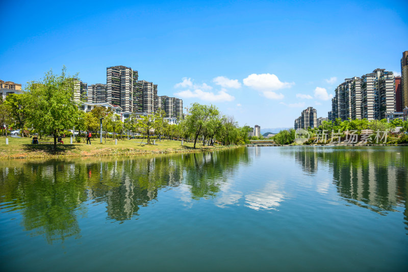 住宅楼盘小区绿化 幸福生活生态城市