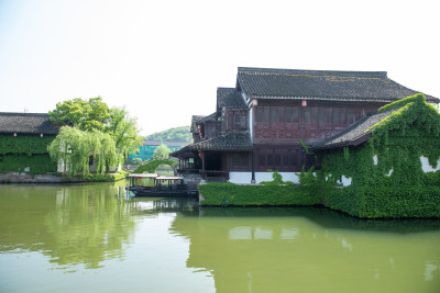 绍兴柯桥鲁镇风景