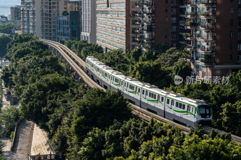 重庆城市地铁风景