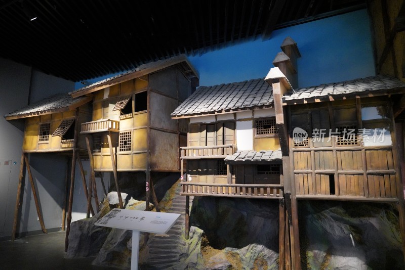重庆传统吊脚楼模型