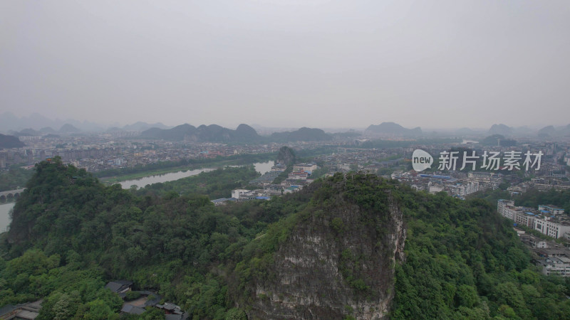 广西桂林木龙湖景区航拍