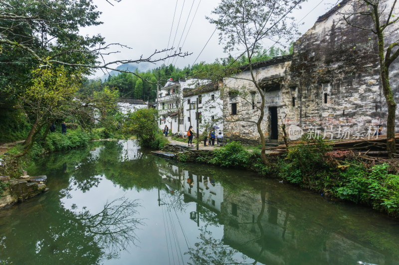 古村落婺源徽派建筑古建筑古遗址