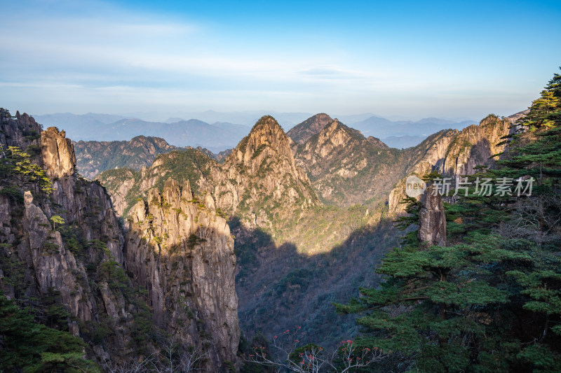 安徽黄山风景区自然风光