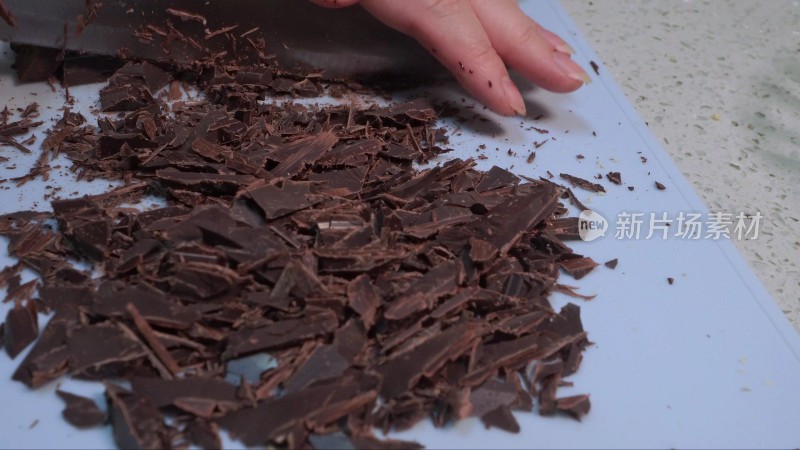 切碎黑巧克力烘焙原料