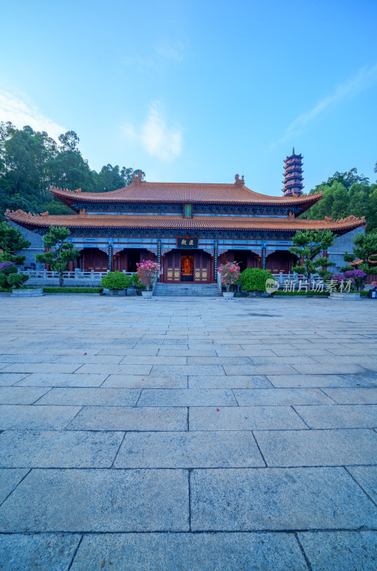 广州南沙天后宫旅游景区中式传统古建筑